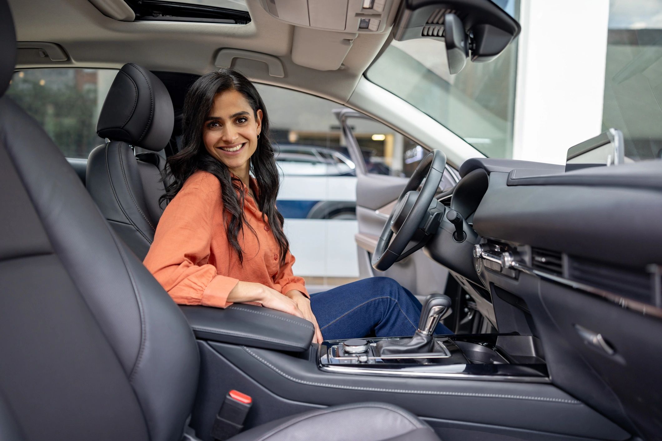 happy car buyer